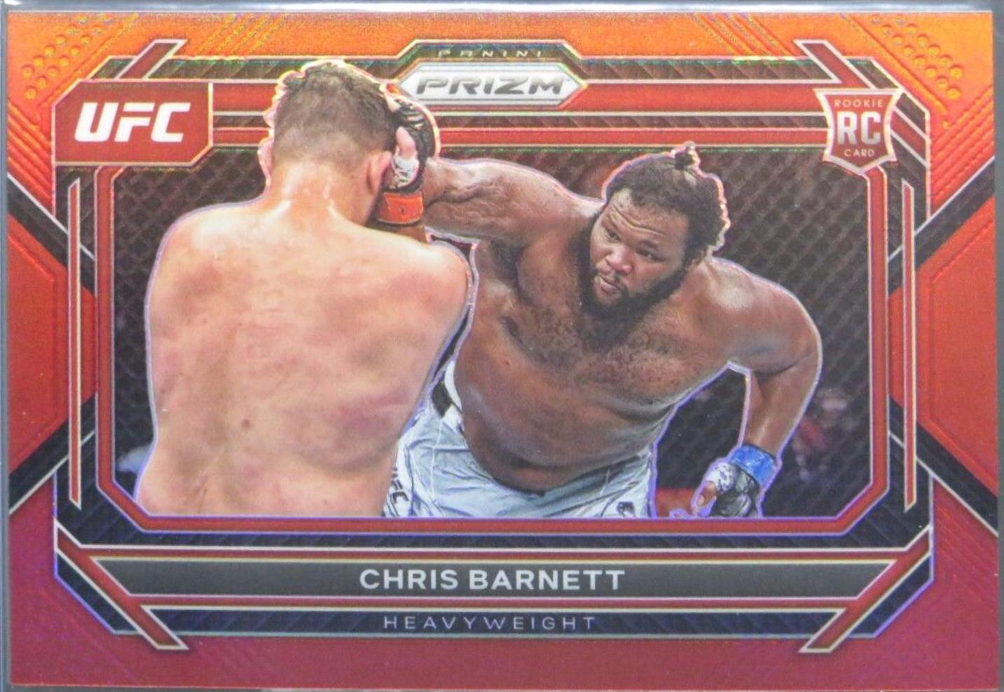 Chris Barnett 2023 Panini Prizm UFC Base #10 Red