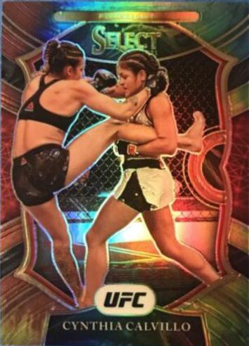 Cynthia Calvillo 2021 Panini Select UFC Concourse #70 Tie Dye