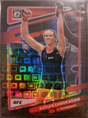 Katlyn Cerminara 2022 Panini Donruss Optic UFC Base #61 Black Pandora