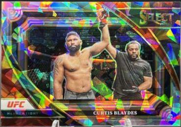 Curtis Blaydes 2023 Panini Select UFC Mezzanine #321 Cracked Ice