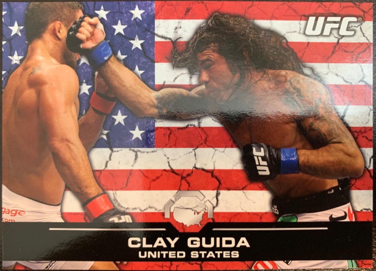 Clay Guida 2013 Topps UFC Bloodlines Base #29 Flag