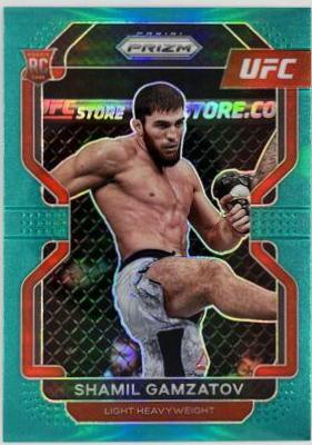 Shamil Gamzatov 2022 Panini Prizm UFC Base #182 Teal