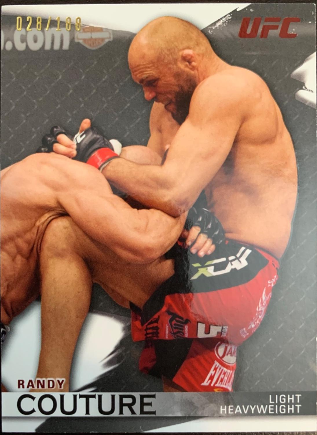 Randy Couture 2010 Topps UFC Knockout Base #47 Silver