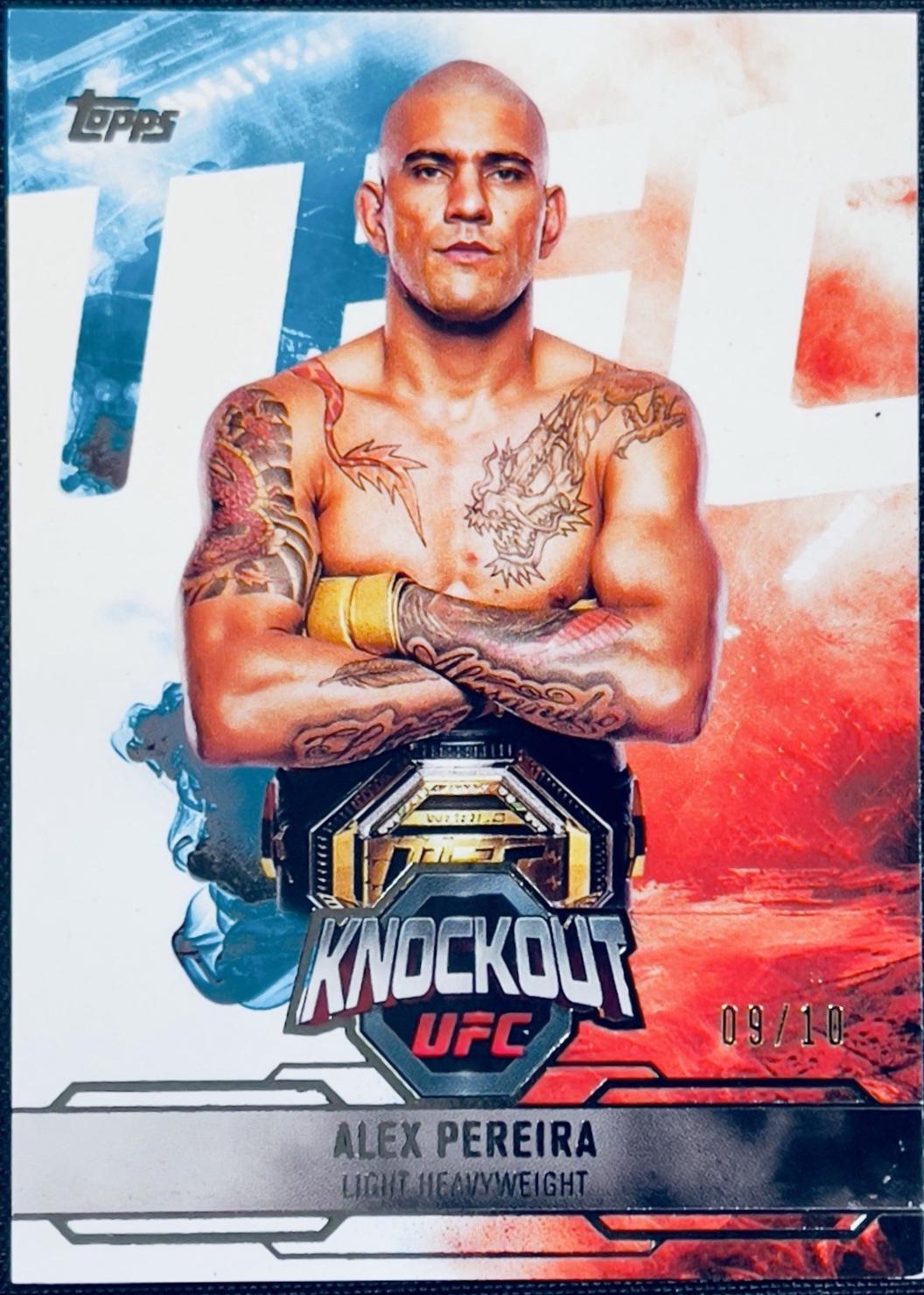 Alex Pereira 2025 Topps Knockout UFC Base #1 Black