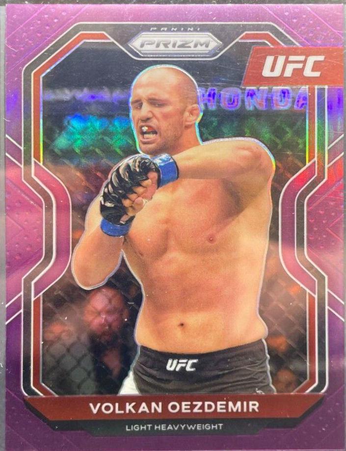 Volkan Oezdemir 2021 Panini Prizm UFC Base #63 Purple