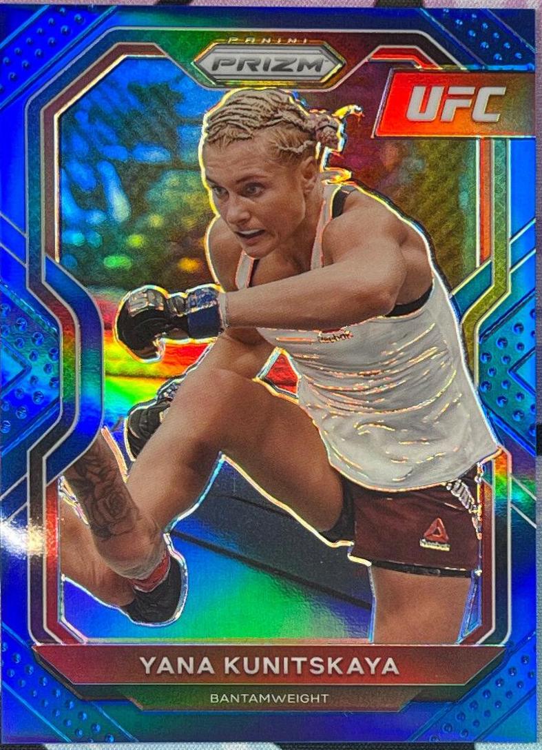 Yana Santos 2021 Panini Prizm UFC Base #83 Blue