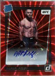 Rafael Fiziev 2022 Panini Donruss UFC Rated Rookies Signatures #212 Red