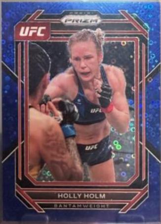 Holly Holm 2023 Panini Prizm Under Card UFC Base #157 Blue