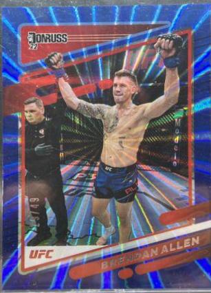 Brendan Allen 2022 Panini Donruss UFC Base #140 Blue