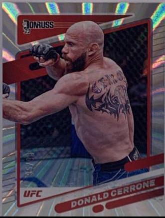 Donald Cerrone 2022 Panini Donruss UFC Base #19 Silver