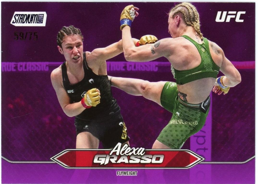 Alexa Grasso 2025 Topps Stadium Club UFC Base #123 Purple