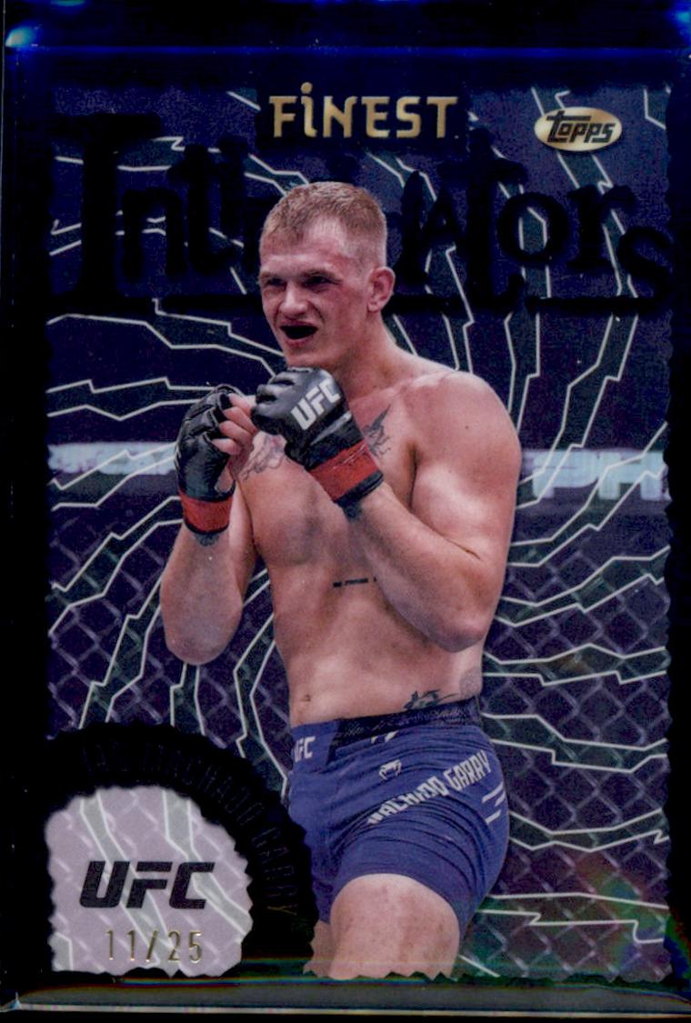 Ian Machado Garry 2024 Topps Finest UFC Intimidators #INT-22 Black Refractor