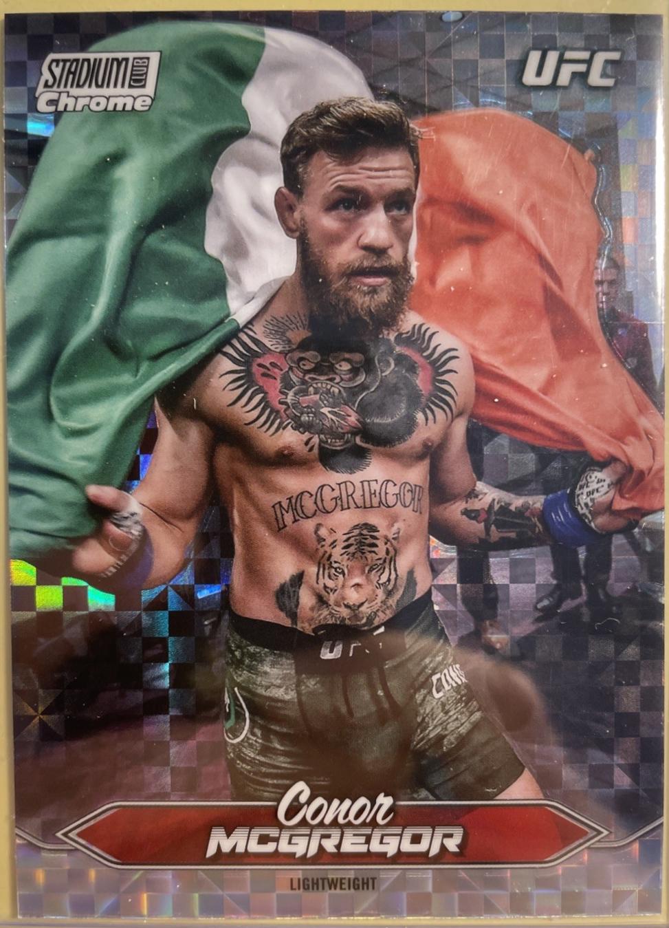 Conor McGregor 2025 Topps Stadium Club UFC Base Chrome #C-200 X-Fractor