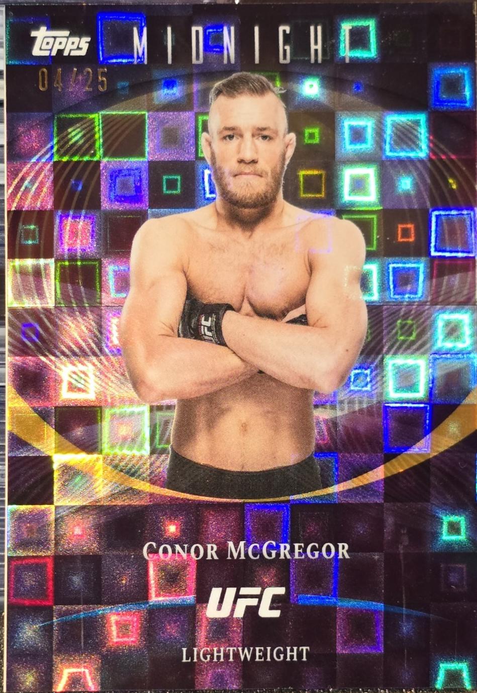 Conor McGregor 2026 Topps Midnight UFC Base #50 Moonrise