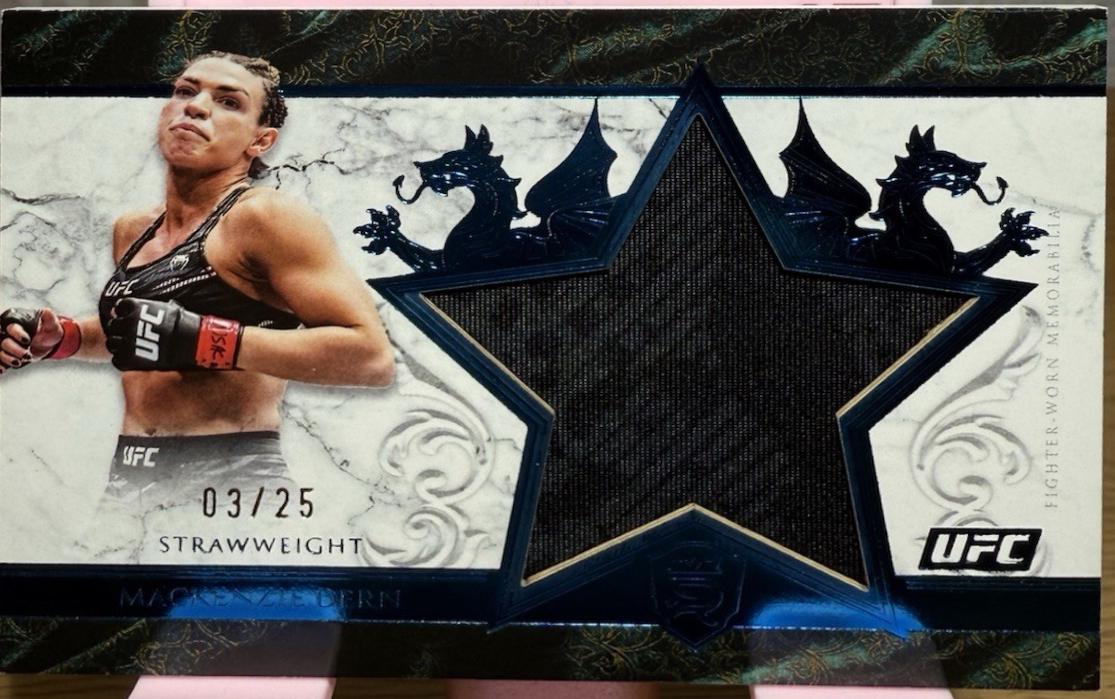 Mackenzie Dern 2025 Topps Royalty UFC Star Relics #SR-MD Blue