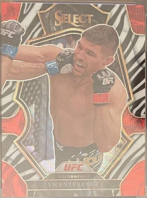 Vicente Luque 2023 Panini Select UFC Premier Level #123 Zebra