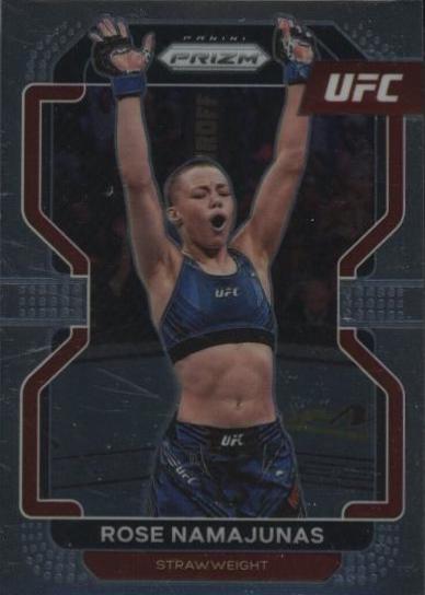 Rose Namajunas 2022 Panini Prizm UFC Base #142