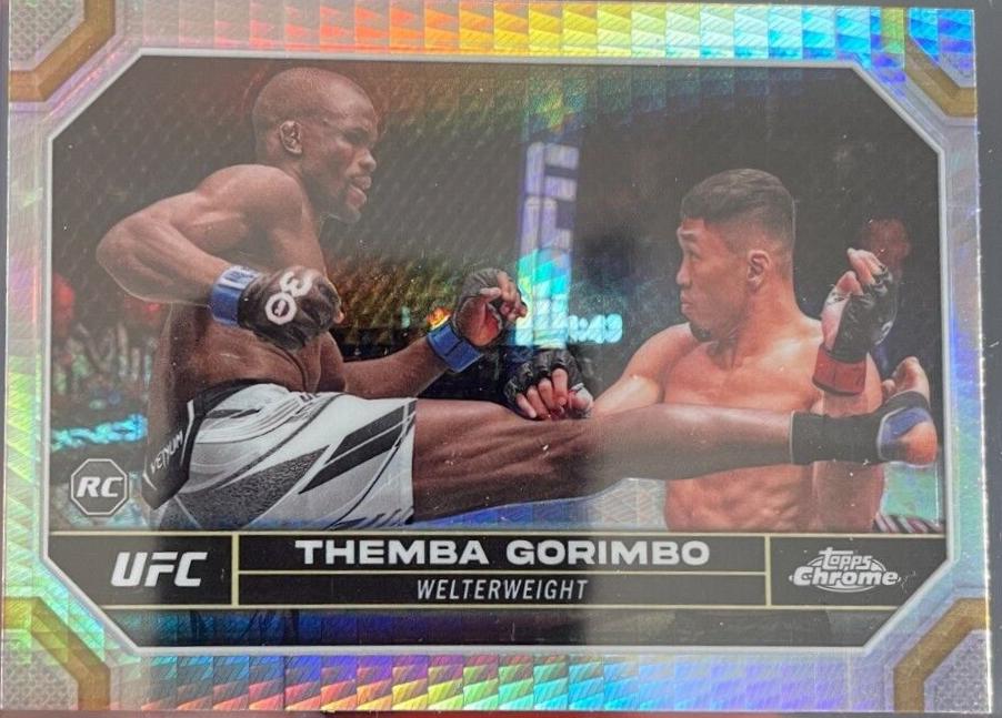 Themba Gorimbo 2024 Topps Chrome UFC Base #188 Prism Refractor