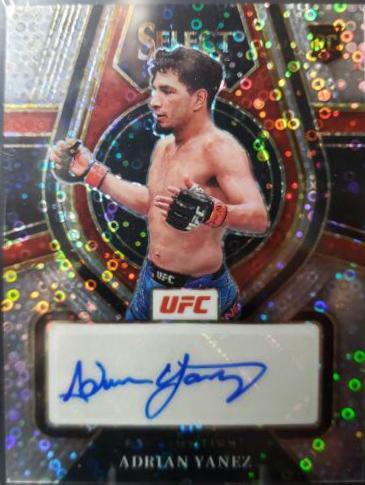 Adrian Yanez 2022 Panini Select UFC Rookie Signatures #9 Disco