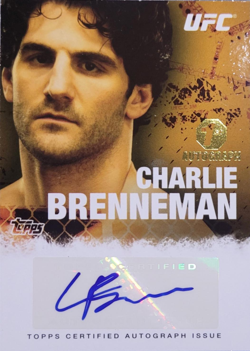 Charlie Brenneman 2010 Topps UFC Fighter and Personalities Autographs #FA-CB