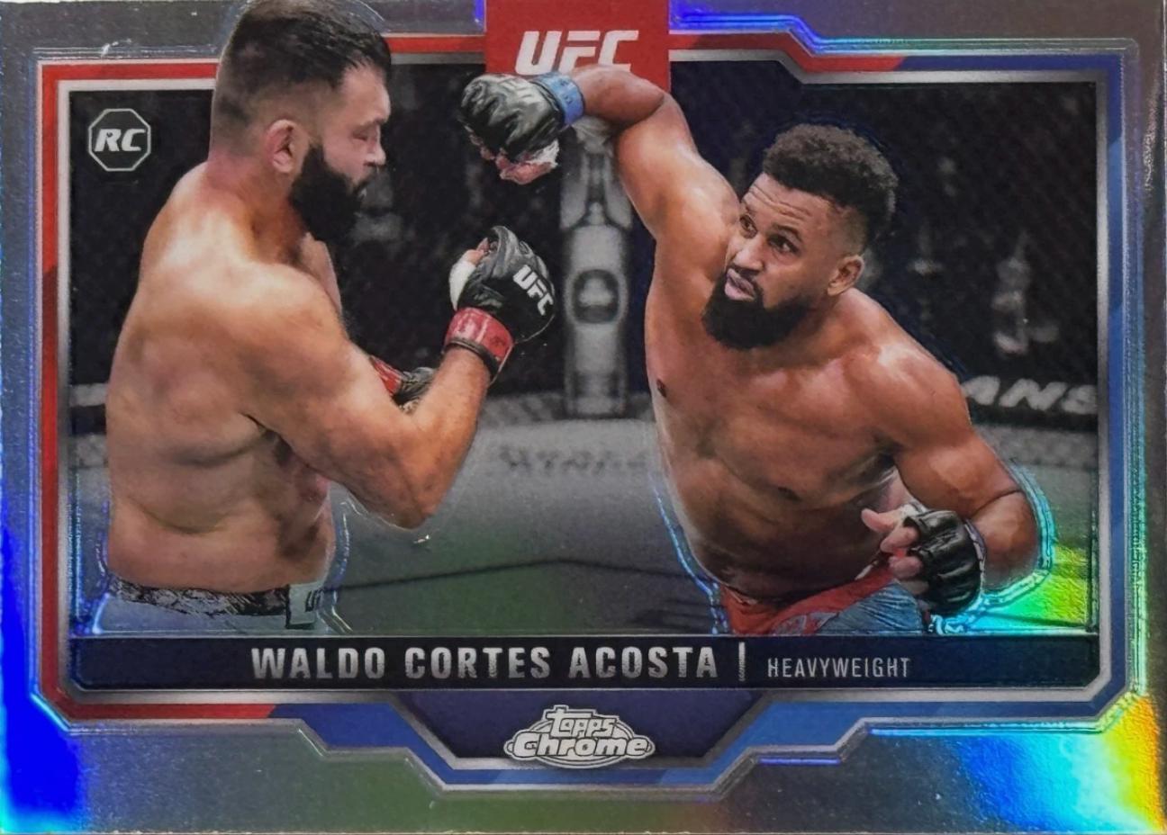 Waldo Cortes Acosta 2025 Topps Chrome UFC Base #19 Refractor