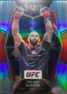 Thiago Santos 2022 Panini Select UFC Premier Level #144 Silver