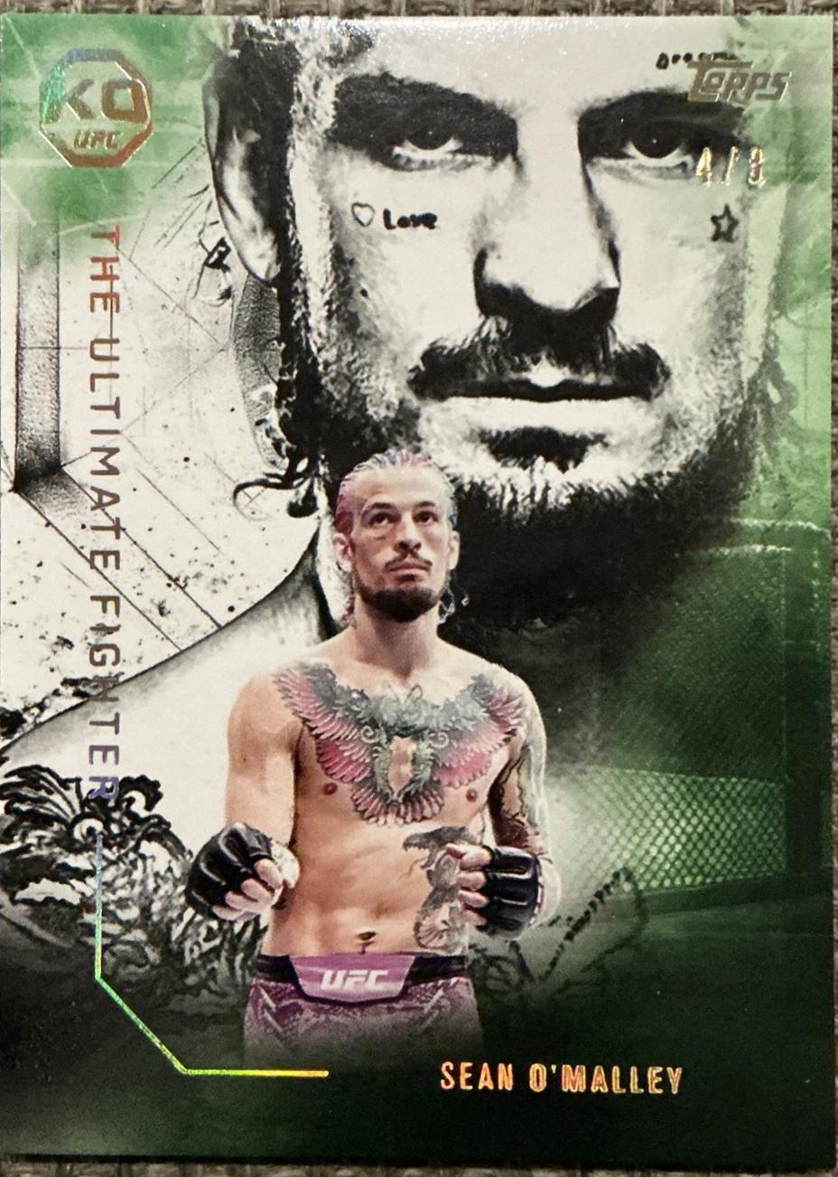 Sean O'Malley 2025 Topps Knockout UFC The Ultimate Fighter #UF-7 Gold
