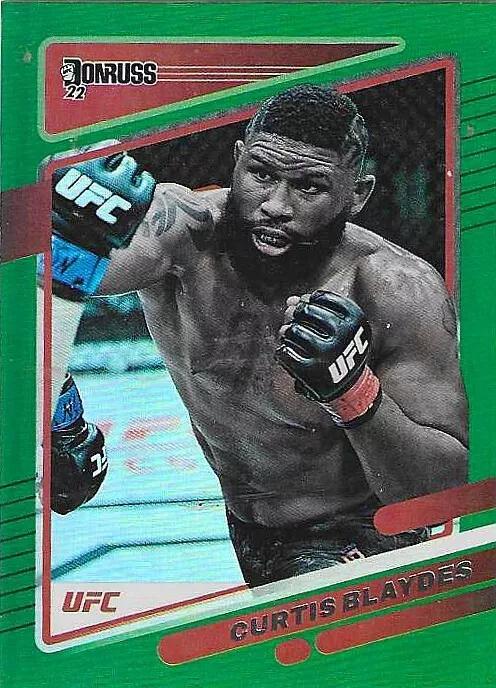 Curtis Blaydes 2022 Panini Donruss UFC Base #142 Green
