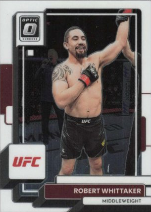Robert Whittaker 2023 Panini Donruss Optic UFC Base #93 Green