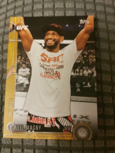 Neil Magny 2015 Topps UFC Chronicles Base #181 Gold
