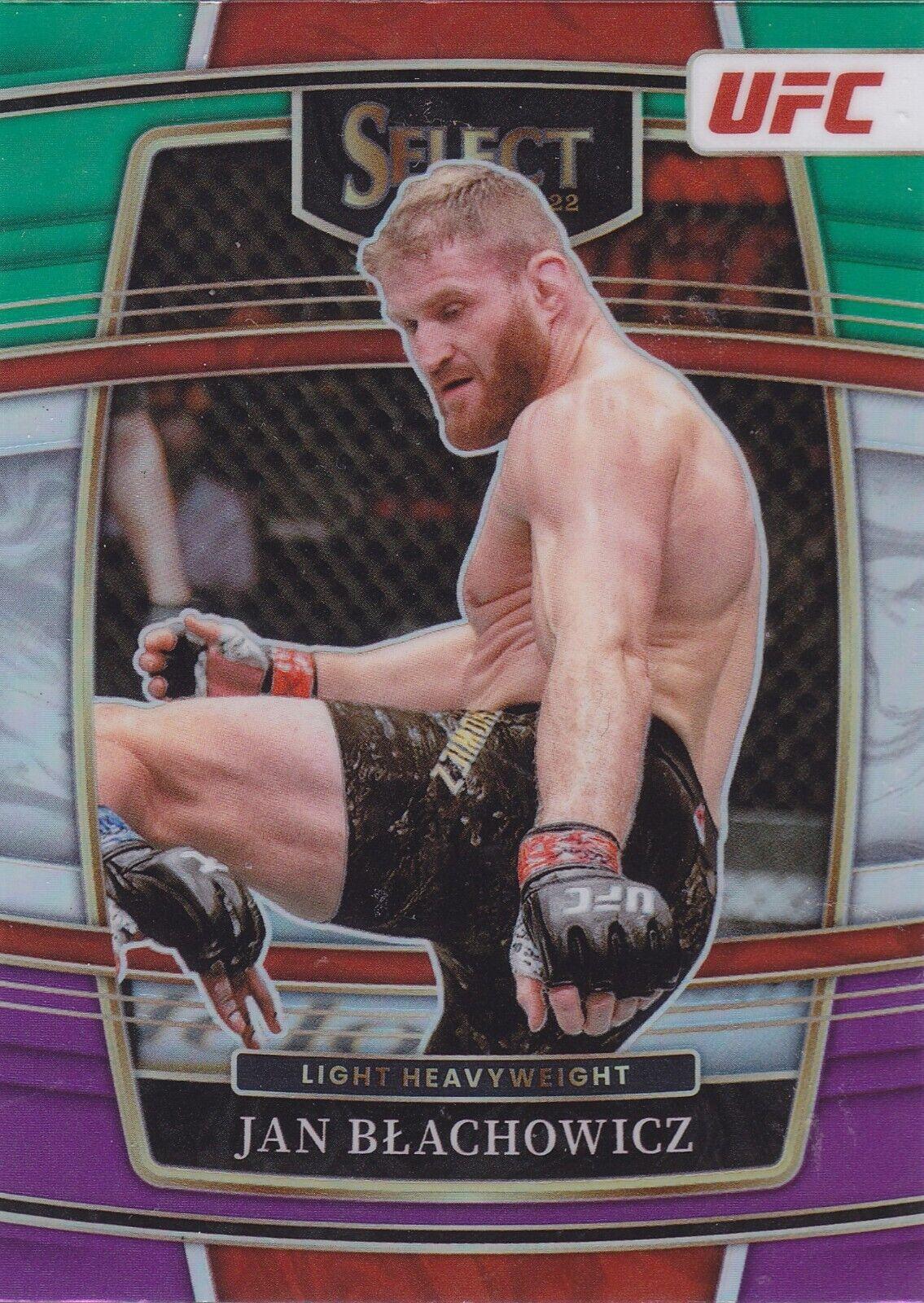 Jan Błachowicz 2022 Panini Select UFC Concourse #37 Green and Purple