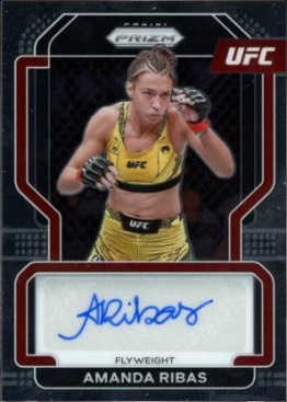 Amanda Ribas 2022 Panini Prizm UFC Signatures #SG-ARB Black