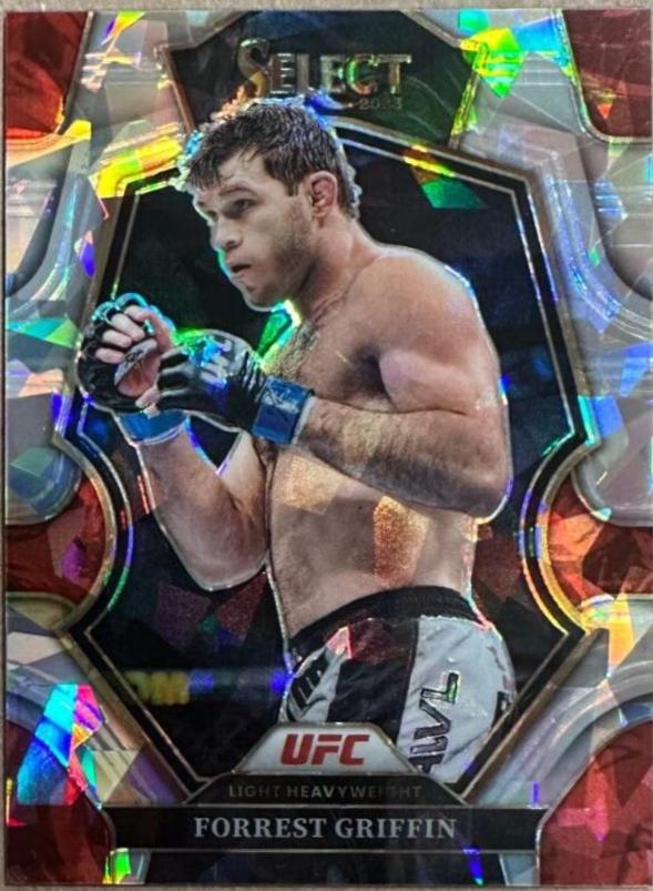 Forrest Griffin 2023 Panini Select UFC Premier Level #195 Cracked Ice