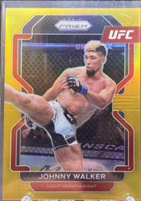 Johnny Walker 2022 Panini Prizm UFC Base #106 Gold