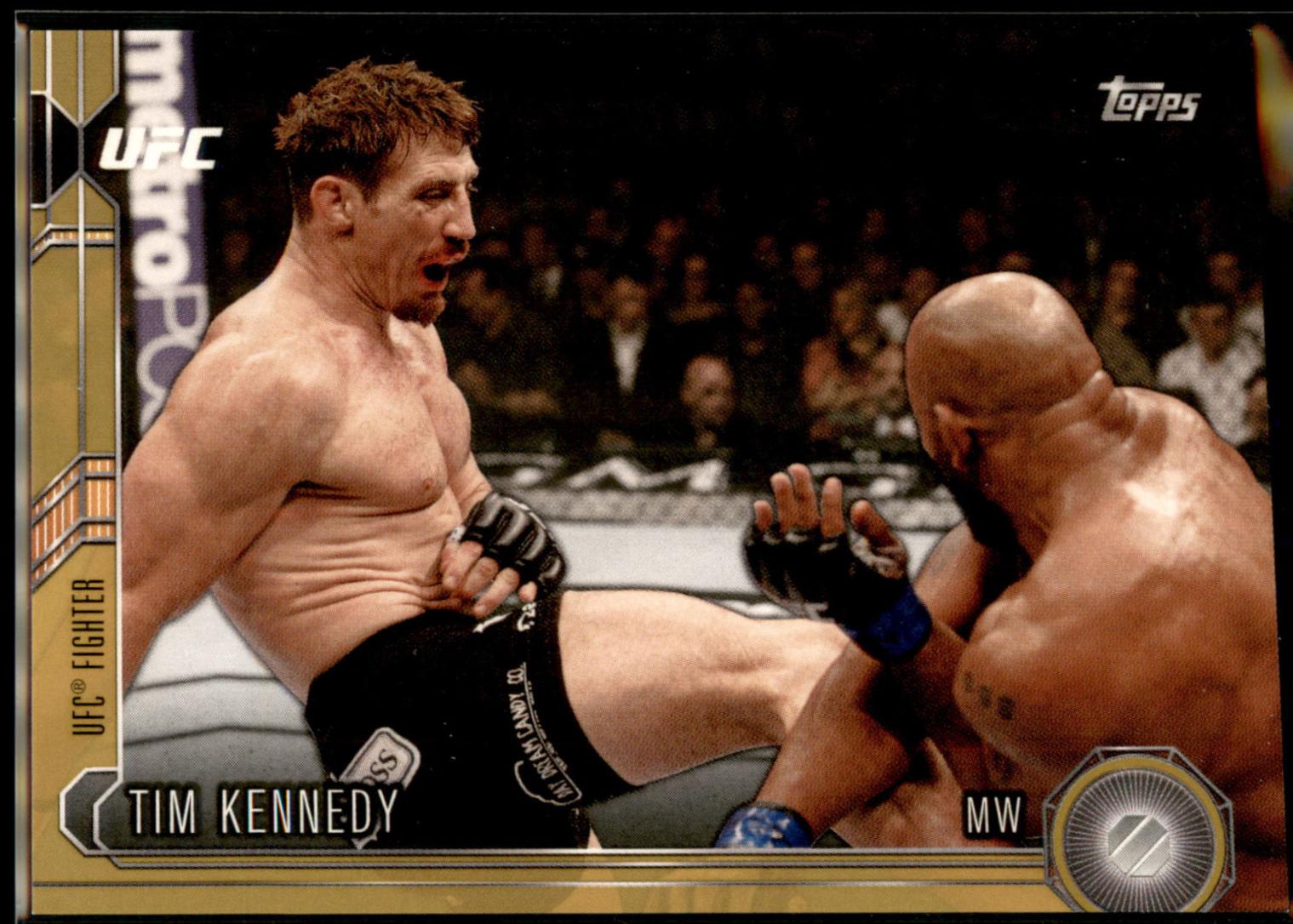 Tim Kennedy 2015 Topps UFC Chronicles Base #203 Gold