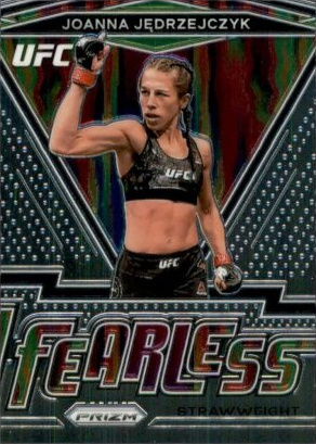 Joanna Jędrzejczyk 2021 Panini Prizm UFC Fearless #5 Gold