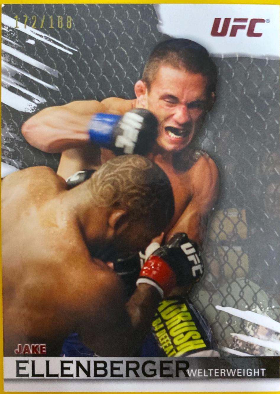 Jake Ellenberger 2010 Topps UFC Knockout Base #79 Silver