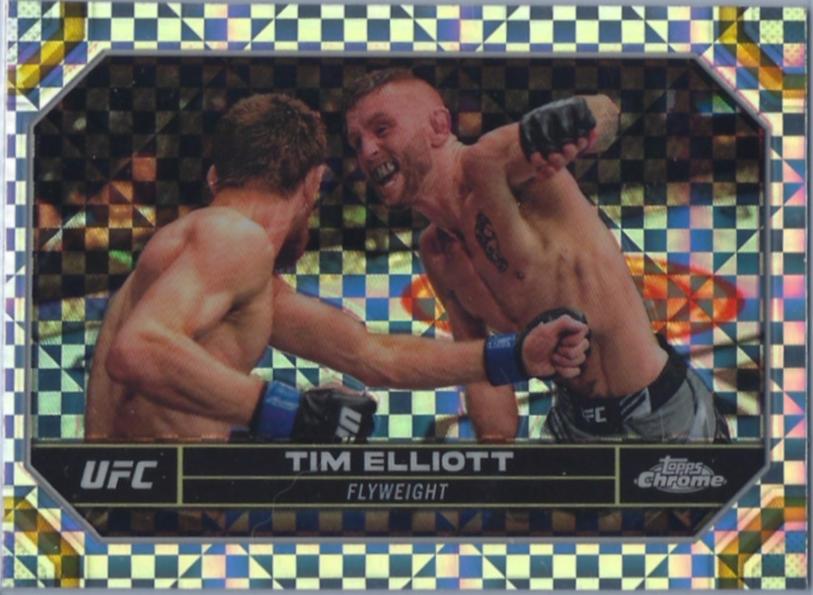 Tim Elliott 2024 Topps Chrome UFC Base #185 X-Fractor