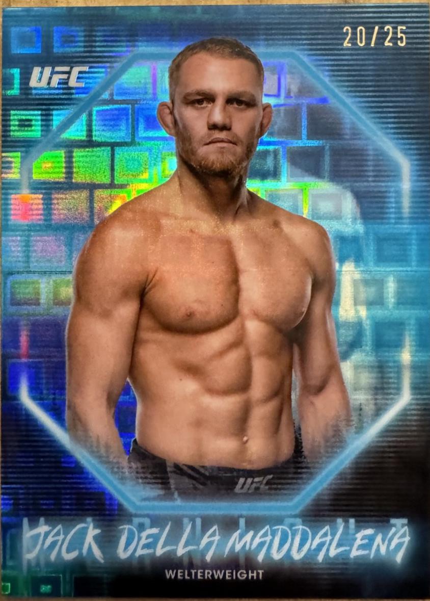 Jack Della Maddalena 2025 Topps Midnight UFC Base #36 Moonrise