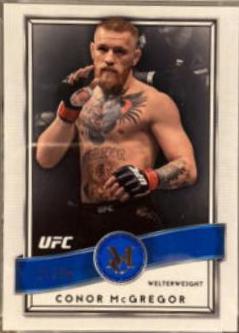 Conor McGregor 2016 Topps UFC Museum Collection Base #14 Sapphire