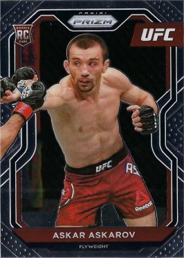 Askar Askarov 2021 Panini Prizm UFC Base #8 Black