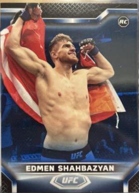 Edmen Shahbazyan 2020 Topps UFC Knockout Base #24 Blue