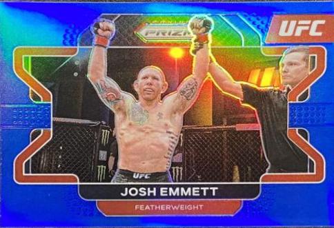 Josh Emmett 2022 Panini Prizm UFC Base #24 Blue