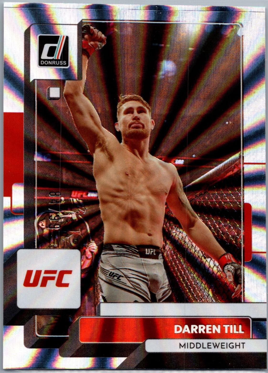 Darren Till 2023 Panini Donruss UFC Base #100 Laser