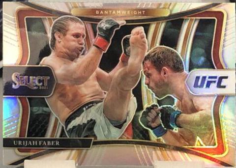Urijah Faber 2021 Panini Select UFC Premier Level #127 Silver