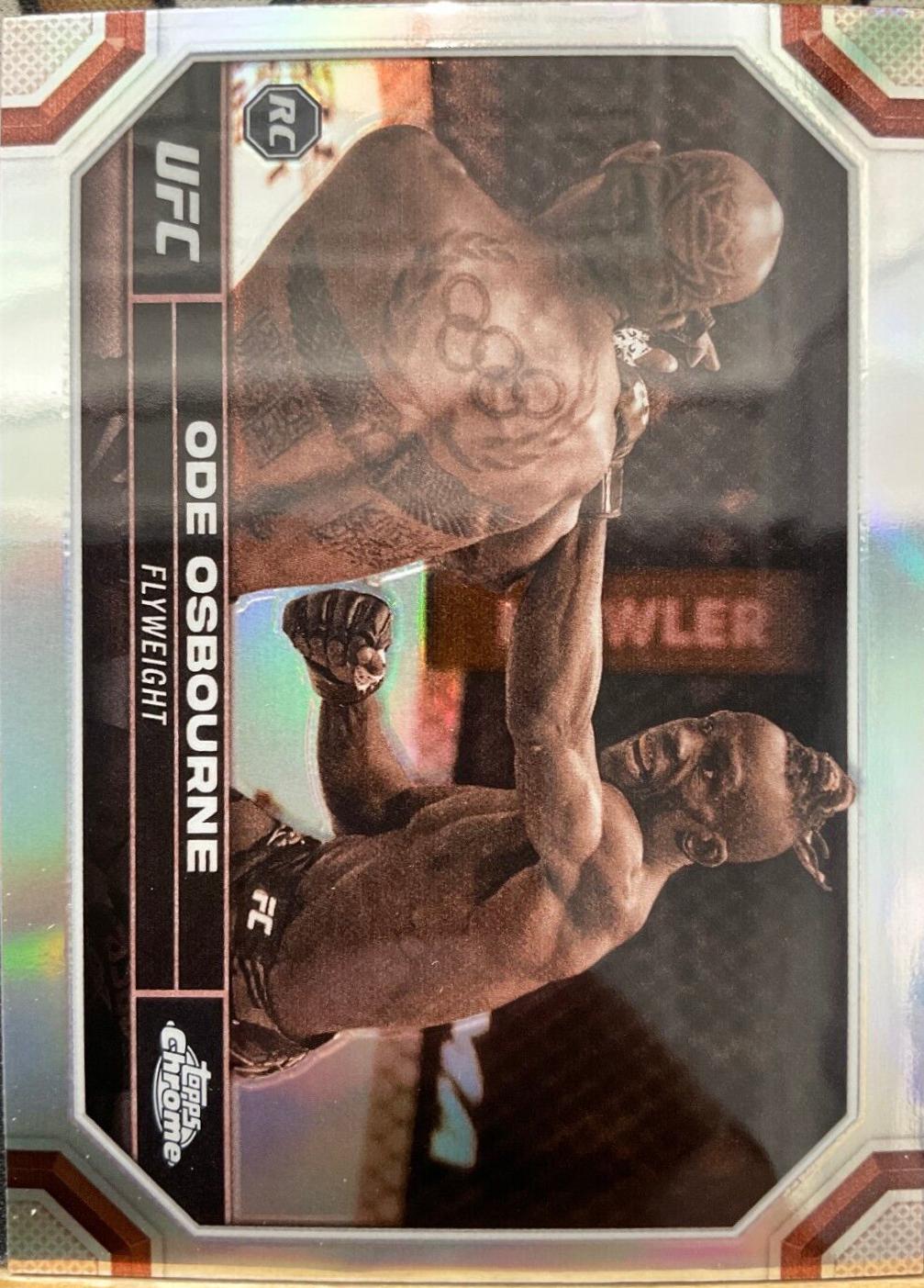 Ode Osbourne 2024 Topps Chrome UFC Base #133 Sepia Refractor