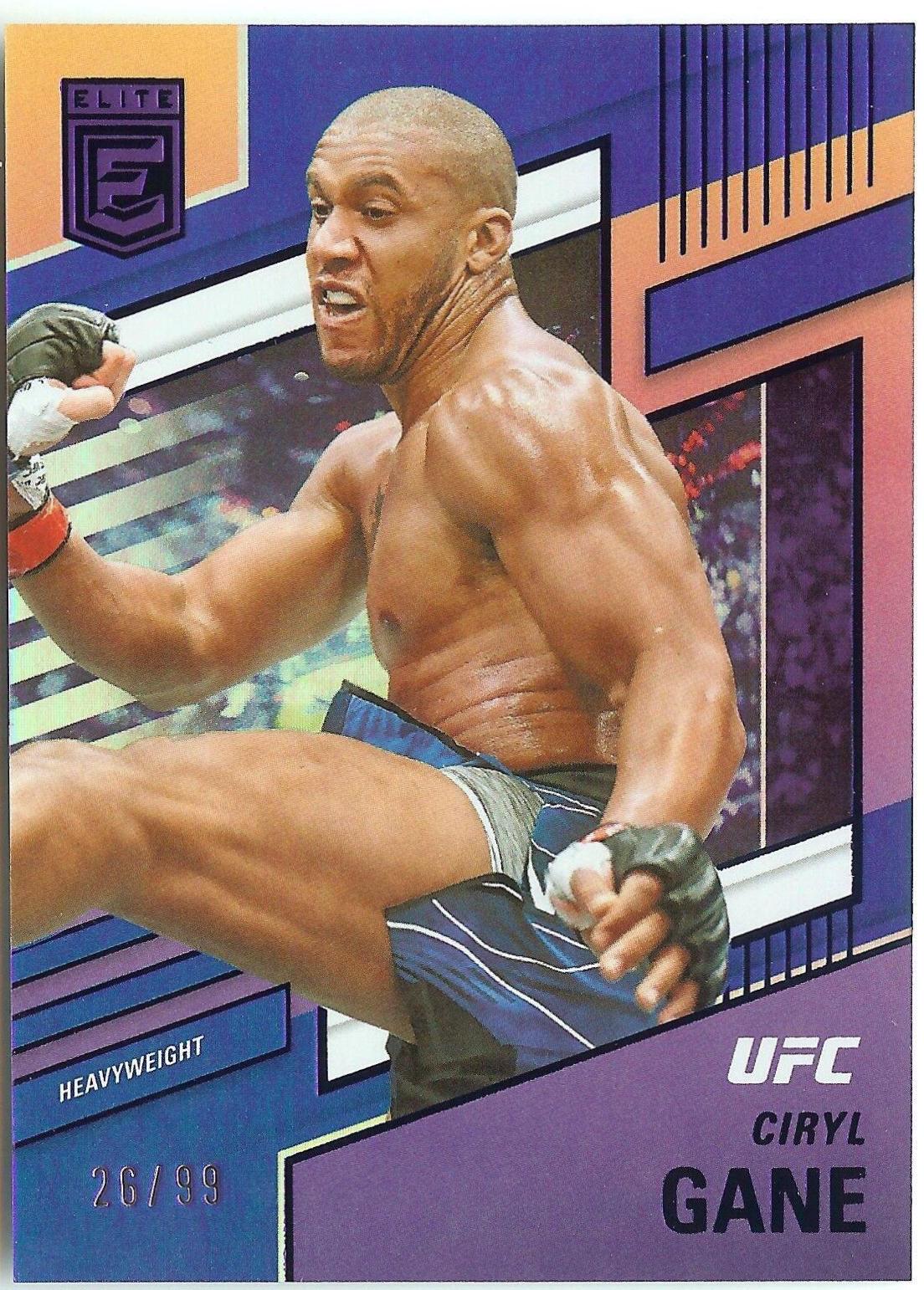 Ciryl Gane 2022 Panini Chronicles UFC Base Elite #247 Blue