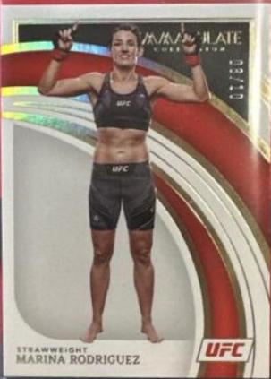 Marina Rodriguez 2022 Panini Immaculate UFC Base #83 Gold