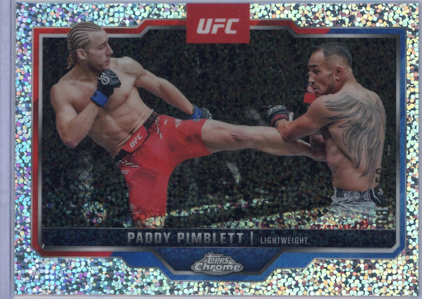 Paddy Pimblett 2025 Topps Chrome UFC Base #177 Speckle Refractor