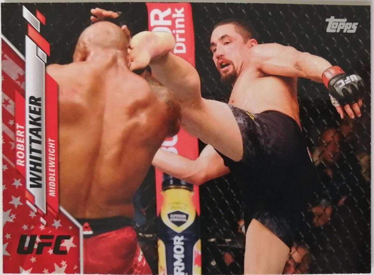 Robert Whittaker 2020 Topps UFC Base #40 Independence Day